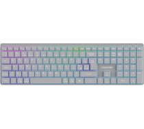 CANYON keyboard HKB-W11 UK/US RGB Dual Mode Wireless Grey CNS-HBTK11G