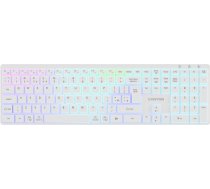 CANYON keyboard HKB-W11 UK/US RGB Dual Mode Wireless White CNS-HBTK11W