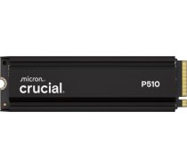SSD CRUCIAL P510 2TB M.2 PCIe Gen5 NVMe TLC Write speed 8700 MBytes/sec Read speed 10000 MBytes/sec TBW 1200 TB CT2000P510SSD5 CT2000P510SSD5
