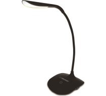 Esperanza ELD103K FLEKSIBLA 3W LED GALDA LAMPA 3-GAISMAS LĪMEŅI AC USB 5V / 4X AAA BATEREJU STRĀVAS AVOTS ELD103K