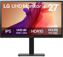 LCD Monitor LG 27BA45U-B 27" 4K Matte Panel IPS 3840x2160 16:9 60Hz 5 ms Speakers Colour Black 27BA45U-B 27BA45U-B