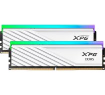 ADATA DDR5 - 64GB - 6000 - CL - 30 (2x 32 GB) dual kit, RAM (white, AX5U6000C3032G-DTLABRWH, Lancer Blade RGB, INTEL XMP, AMD EXPO) AX5U6000C3032G-DTLABRWH