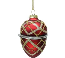 Ziemassvētku rotājums JOY “Sarkana ola”, 9,5 cm, stikls 89096