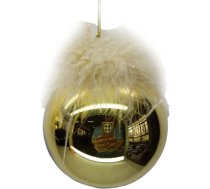 Ziemassvētku rotājums JOY “Goldy”, Ø10 cm, stikls 89094