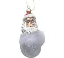 Ziemassvētku rotājums JOY “Santa bumba”, 14 cm, stikls 89053