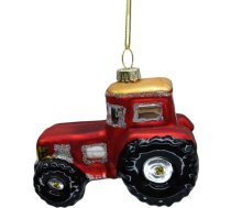 Ziemassvētku rotājums JOY “Traktors”, 9 cm, stikls 89045
