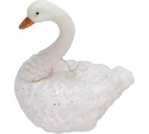 Ziemassvētku rotājums JOY “Gulbis”, 10,5 cm, stikls 89006
