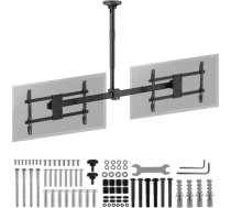 Maclean ceiling mount for two TVs, max load 2x40kg, 34-60", max VESA 600x400, MC-111 B MC-111 B