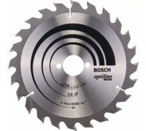 Griešanas disks kokam Bosch OPTILINE WOOD; 190x2x30,0 mm; Z24; 15° 2608641185