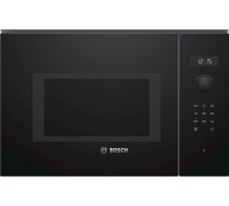 BOSCH BFL554MB0 iebūv. mikroviļņu krāsns, melna, 25L, 900W, kreisā enģe BFL554MB0