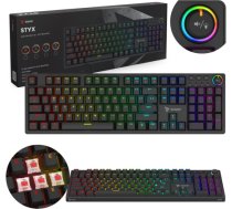 SAVIO STYX Mechanical Keyboard Outemu Red, Hot Swap, RGB STYX OUTEMU RED