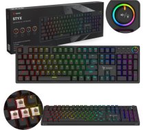 SAVIO STYX Mechanical Keyboard Outemu Brown, Hot Swap, RGB STYX BROWN