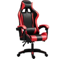 Gaming tipa biroja krēsls ExtraLink G-522 – grozāms, kausveida dizains, melns ar sarkanu EX.36394