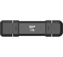SSD Silicon Power DS72 1TB USB-A USB-C Black SP001TBUC3S72VPK