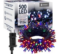 Ziemassvētku eglīšu gaismas Springos CL0542 500 led daudzkrāsains 27,5 m 8 apgaismojuma funkcijas, CL0542