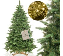 Mākslīgā Ziemassvētku eglīte Premium Royal Trees Sibīrijas egle ar koka statīvu Springos CT0182 180 cm CT0182