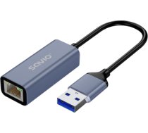 Adapteris Savio AK-83 USB-A 3.1 Gen 1 - RJ-45 Gigabit Ethernet AK-83