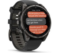 Garmin fenix 8 Pro – 47 mm, AMOLED, Sapphire, Carbon grey DLC titanium with Black/pebble band 010-03198-01