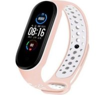 iLike Silicone Wristband Strap for Xiaomi Mi Band 5 Dots Pink White 9111201927841