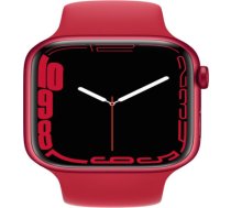 Apple Watch Series 7 GPS, 45mm (PRODUCT)RED Aluminium Case with Sport Band - Regular (PRODUCT) Red MKN93EL/A
