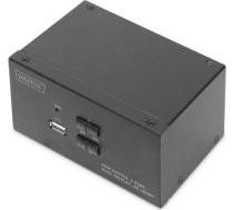 Digitus KVM Switch, 2 Port, Dual Display, 4K, HDMI DS-12860 DS-12860