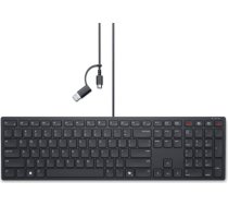 Dell Collaboration Keyboard KB525C Keyboard Wired Ukrainian (QWERTY) Black USB-C 580-BBTG