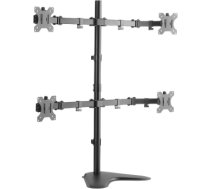 Logilink BP0046 Quad Monitor Desk Stand 13"-32'' Logilink Desk Mount BP0046 13-32 " Maximum weight (capacity) Carrying capacity of each arm: Max. 8 kg kg Black BP0046