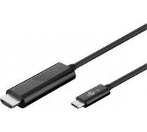 Goobay USB-C HDMI adapter cable (4k 60 Hz) USB-C male HDMI male (type A) USB-C to HDMI 1.8 m 77528