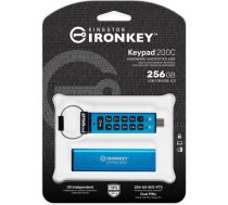 Kingston IronKey Keypad 200 256 GB, USB stick (USB-C 3.2 Gen 1) IKKP200C/256GB