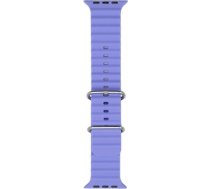 iWear S1 Grooved Soft Silicone 20mm strap for Apple Watch 49mm / 45mm / 44mm / 42mm Lilac IW-S1-LI