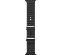 iWear S1 Grooved Soft Silicone 20mm strap for Apple Watch 49mm / 45mm / 44mm / 42mm Black IW-S1-BK