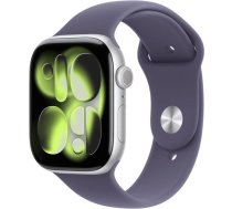 Apple Watch Series 11 GPS 46mm Silver Aluminium Case with Purple Fog Sport Band - M/L MEVA4ET/A