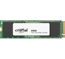 SSD CRUCIAL E100 2TB M.2 NVMe Write speed 4500 MBytes/sec Read speed 5000 MBytes/sec CT2000E100SSD8 CT2000E100SSD8