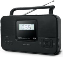 Muse Stereo Portable Radio M-087 MB PLL AUX in FM radio Headphone out M-087 MB