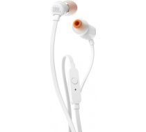 Austiņas JBL TUNE T110 White JBLT110WHTE