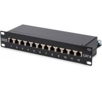 DIGITUS CAT 6, Class E Patch Panel, 12 port shielded DN-91612S