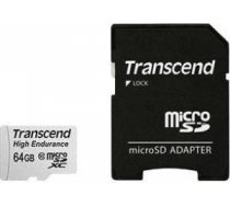 MEMORY MICRO SDXC 64GB W/ADAPT/C10 TS64GUSDXC10V TRANSCEND TS64GUSDXC10V