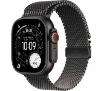 Apple Watch Ultra 3 GPS + 5G Cellular 49mm Black Titanium Case with Black Titanium Milanese Loop - L MF1T4ET/A