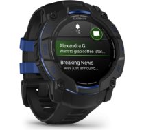 (Ir veikalā) Garmin Instinct 3 50mm Supernova Edition Black / Bolt Blue Sports Watch 010-03020-03
