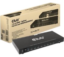 I/O VIDEO SPLITTER HDMI 8PORT/3D 4K 60HZ CSV-1383 CLUB3D CSV-1383