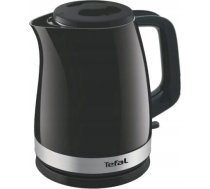 TEFAL Kettle KO150F30 Delfini Vision Electric 2400 W 1.5 L Plastic 360° rotational base Black/Stainless steel KO150F30