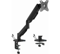 Monitora stiprinājums Gembird 17”-32” Adjustable desk display mounting arm USB MA-DA1U-01