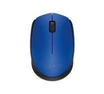 Logitech M171 Black, Blue, Yes, Wireless Mouse, 910-004640