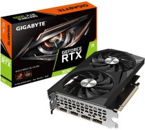 Graphics Card GIGABYTE NVIDIA GeForce RTX 3050 8 GB GDDR6 128 bit PCIE 4.0 16x Memory 14000 MHz 2xHDMI 2xDisplayPort GV-N3050WF2OCV2-8GD GV-N3050WF2OCV2-8GD