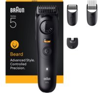 Braun Beard Trimmer Series 5 BT5520 Cordless Number of length steps 40 Black BT5520