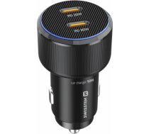 Swissten PD 2x USB-C Automašīnas Lādētājs 50W ar USB-C - USB-C Kabeli 1m 20111909