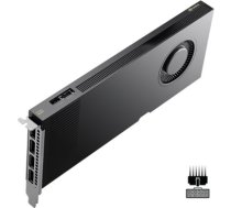 Pny Technologies PNY RTX PRO 4000 Blackwell, 24 GB GDDR7 ECC 192-bit, 140W, PCI Express 5.0 x16, 4 x Display Port 2.1, ATX bracket, 1x CEM5 16-pin power supply cable, FHML Single Slot, Small Box VCNRTXPRO4000-SB
