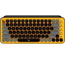 LOGITECH POP Keys Bluetooth Mechanical Keyboard - BLAST YELLOW - RUS 920-010716