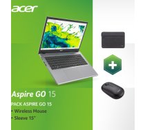Notebook ACER Aspire Go 15 AG15-42P-R2WK CPU Ryzen 7 5825U 2000 MHz 15.6" 1920x1080 RAM 16GB DDR4 SSD 512GB AMD Radeon Graphics Integrated ENG RUS Windows 11 Home Pure Silver 1.78 kg NX.J7WEL.004 NX.J7WEL.004