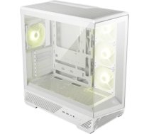 Case MSI ATX micro ATX Mini-ITX White Transparent Midi Tower MAG PANO 130R PZ MAGPANO130RPZWHITE MAG PANO 130R PZ WHITE